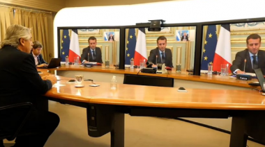 Alberto Fernández se reunió con Macron