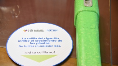 Instalarán eco-ceniceros en la vía pública para arrojar los restos de cigarrillos