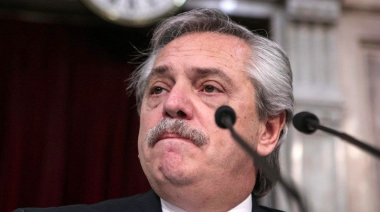 Alberto Fernández en un plenario del Consejo Económico y Social