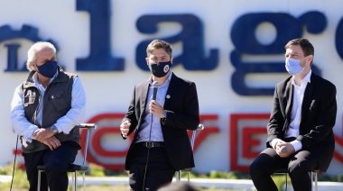 Kicillof, Costa y Granados presentes en inauguración de parque industrial de ezeiza