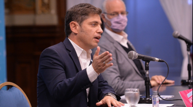 Kicillof respaldó al Presidente y anunció medidas de ayuda económica