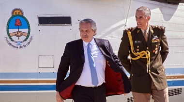 Fernández arranca el día en Mendoza