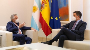 Fernández recibe en la Casa Rosada a su par de España, Pedro Sánchez