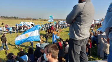 Convocado por la Mesa de Enlace, el agro se manifestó en San Nicolás
