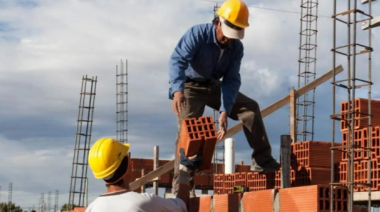 La construcción tuvo una suba 6,8% mensual en junio