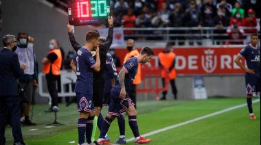 Messi debutó en la victoria del Paris Saint Germain ante Reims