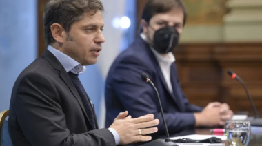 Kicillof confirmó que se está avanzando en el retorno a la presencialidad de los estatales