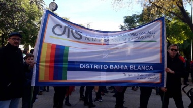 Los trabajadores sociales reclaman por la situación de precarización constante del distrito de Bahía Blanca