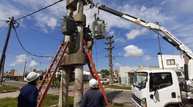 EDELAP amplió redes eléctricas