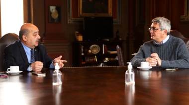Fernando Tauber recibió al ministro de Desarrollo Agrario Bonaerense