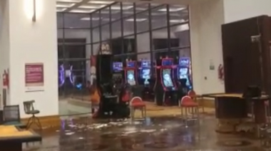 Se inundó el Casino Central de Mar del Plata