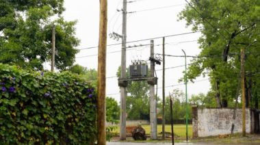 EDELAP aumentó la capacidad de la red eléctrica en Villa Elisa
