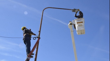 Continúa el plan de iluminación en la ciudad de Necochea