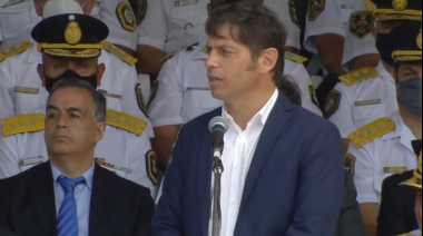 Kicillof, a la policía bonaerense: “Vamos a ser implacables con todo incumplimiento de la normativa de los derechos humanos”