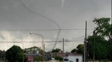 Un tornado llegó a la zona balnearia de Necochea