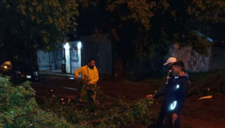 La tormenta pasó por Junín y dejó grandes destrozos