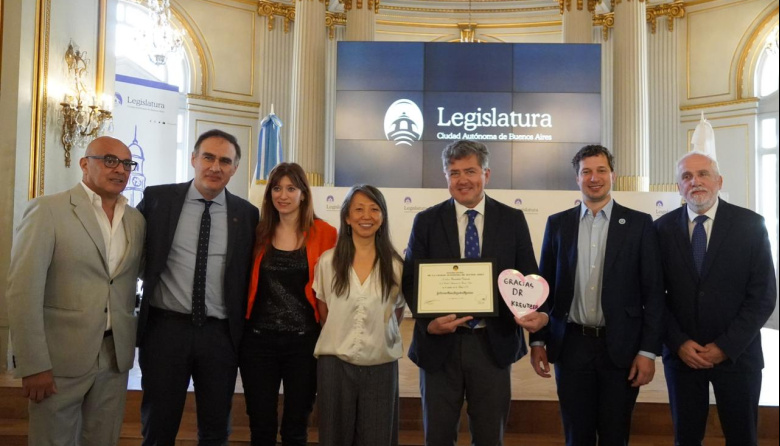 La Legislatura Porteña homenajeó al pionero de la Cirugía Cardiovascular Infantil, Dr. Guillermo Kreutzer