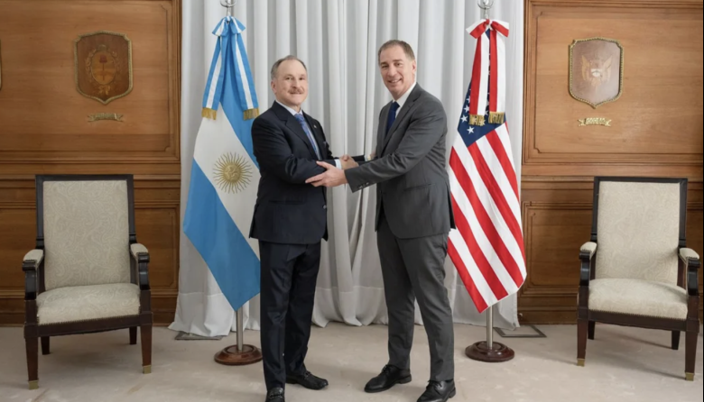 El ministro del Interior recibió al embajador de Estados Unidos en el marco del inminente acuerdo comercial