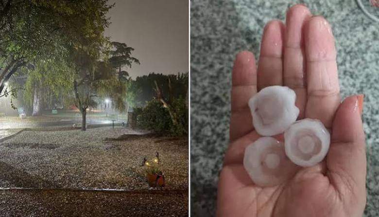 Alerta por caída de granizo y ráfagas de hasta 50 km/h en el AMBA