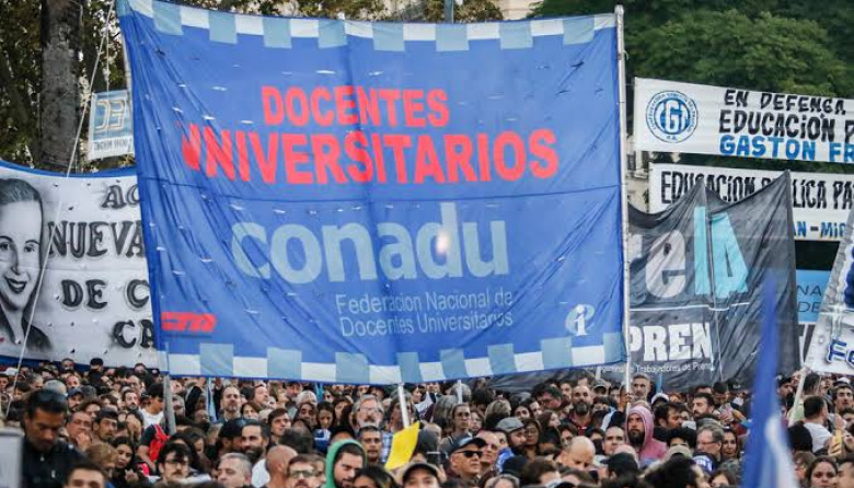 Habrá paro de docentes universitarios por el incumplimiento de la Ley