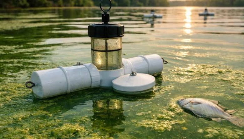 Una tecnología canadiense con boyas redujo el impacto de las cianobacterias