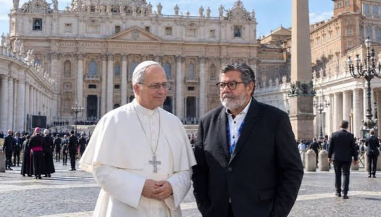 Una delegación de la CGT expuso ante el Papa la situación del país