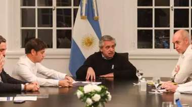 El Presidente acordó con Kicillof y Larreta 
