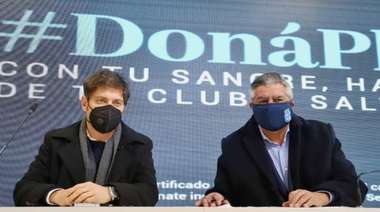 Gobernadores y AFA firman convenio para animar la donación de plasma