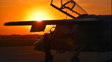 Fuerza aérea realiza práctica de tiro con los "Pampa"