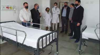 Ponen en funcionamiento la sala de internación en el Hospital Pintos