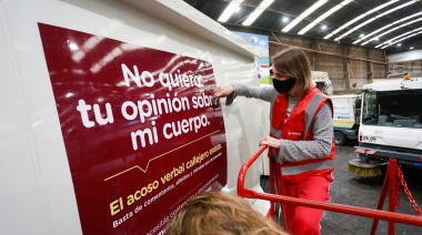 Campaña contra el acoso callejero desde los camiones recolectores de basura
