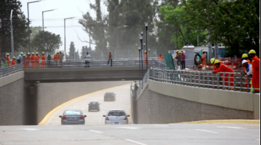 Paso bajo nivel: Habilitan la rampa de Avenida 32 para el cruce de vehículos