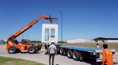 Empresa local entrega Hospitales Modulares, que salen rumbo a cuatro destinos