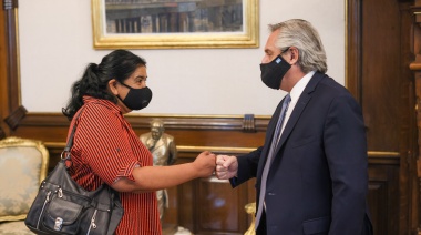 Fernández se reunió con Margarita Barrientos