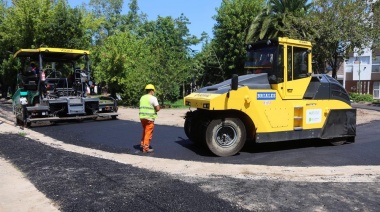 La Comuna avanza con la renovación vial de 121 desde 62 hasta 64