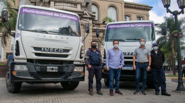 Abella presentó nuevas unidades para tareas de mantenimiento en barrios