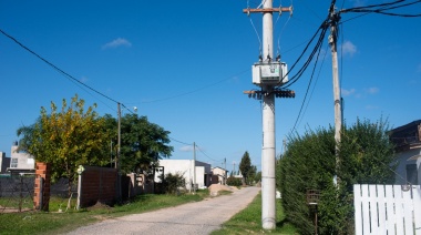 EDELAP continúa ampliando la red eléctrica en Parque Sicardi