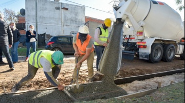 Simone y Katopodis supervisaron obras en Arrecifes y San Antonio de Areco