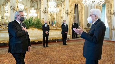 Alberto Fernández se reunió con su par de Italia y con el Presidente del Consejo de Ministros