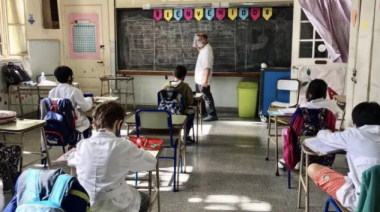 Realizaron clases públicas para pedir la presencialidad