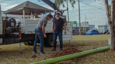 Refuerzan la seguridad en los barrios Siderca Verde y Azul con nuevas luminarias