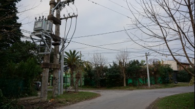 EDELAP amplía la red eléctrica de un sector de City Bell