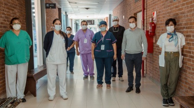 El Intendente reconoció y agradeció el trabajo del Servicio de Clínica Médica del hospital en medio de la segunda ola