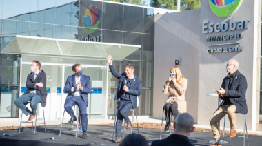 Kicillof inauguró el módulo de internación de la Unidad de Diagnóstico Precoz de Garín