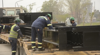 La nueva Costanera se prepara para incorporar un puente grúa