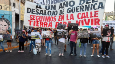 Desalojados de Guernica reclamaron en el Puente Pueyrredón por sus tierras
