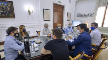 Kicillof se reunió con intendentes de la costa atlántica