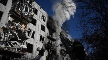 Rusia bombardeó Ucrania en busca de la "desmilitarización y desnazificación"