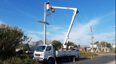 Edelap realizó obras de mejora de la red eléctrica en Punta Lara