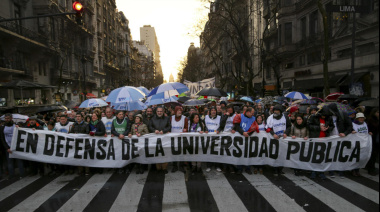 En Buenos Aires fueron varios los focos de concentración por la Marcha Federal 